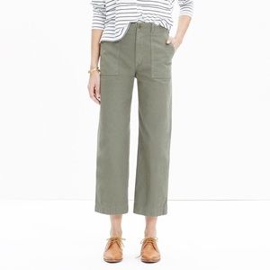 Madewell military culottes